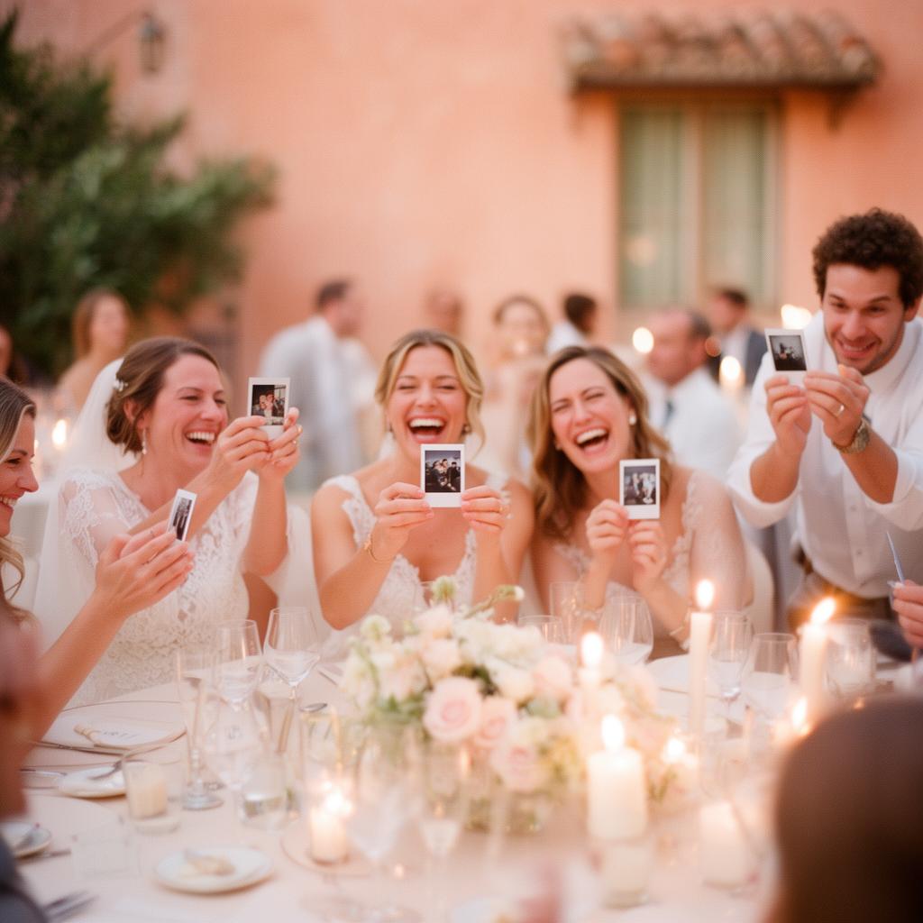 Wedding Memories QR – romantic wedding illustration